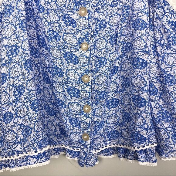 FREE PEOPLE | Sweet Caroline Ruffled Layered Cropped Tank Top Women’s Size Small - Picture 7 of 11